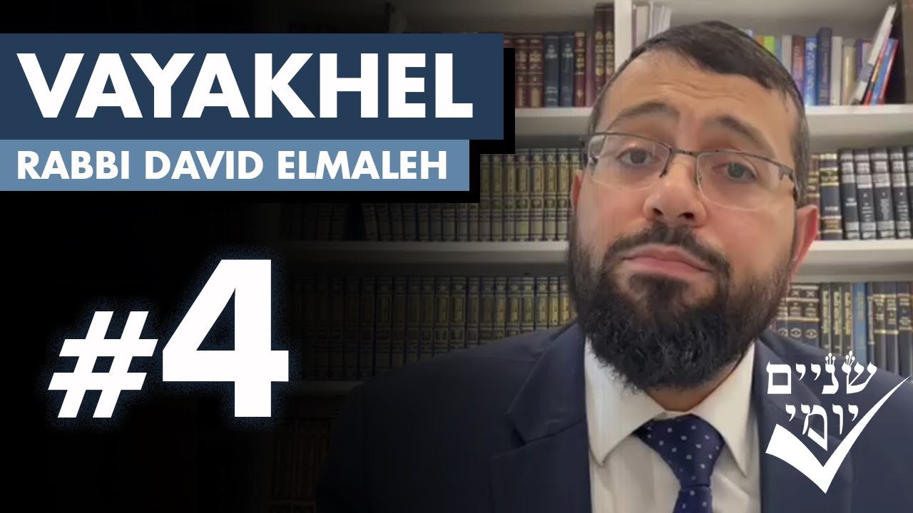 Shnayim Yomi - Vayakhel - R'vi'i - #4