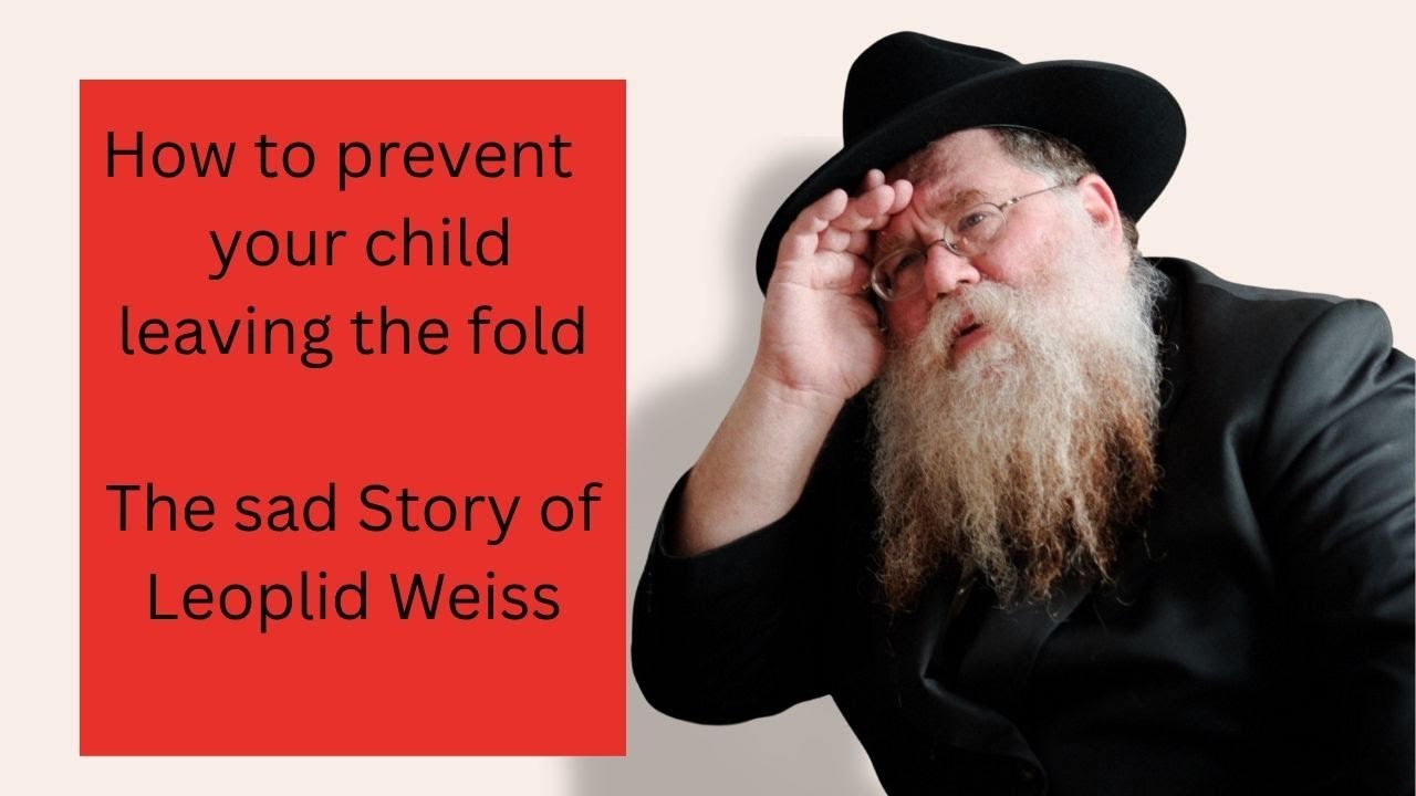 How do you avoid having a child who rebels against Judaism? Listen to child's cry - RC Dalfin