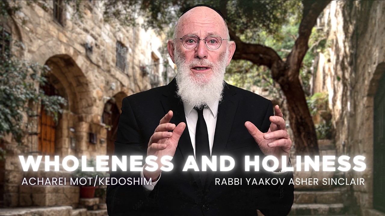 Wholeness And Holiness -  Acharei Mot/Kedoshim