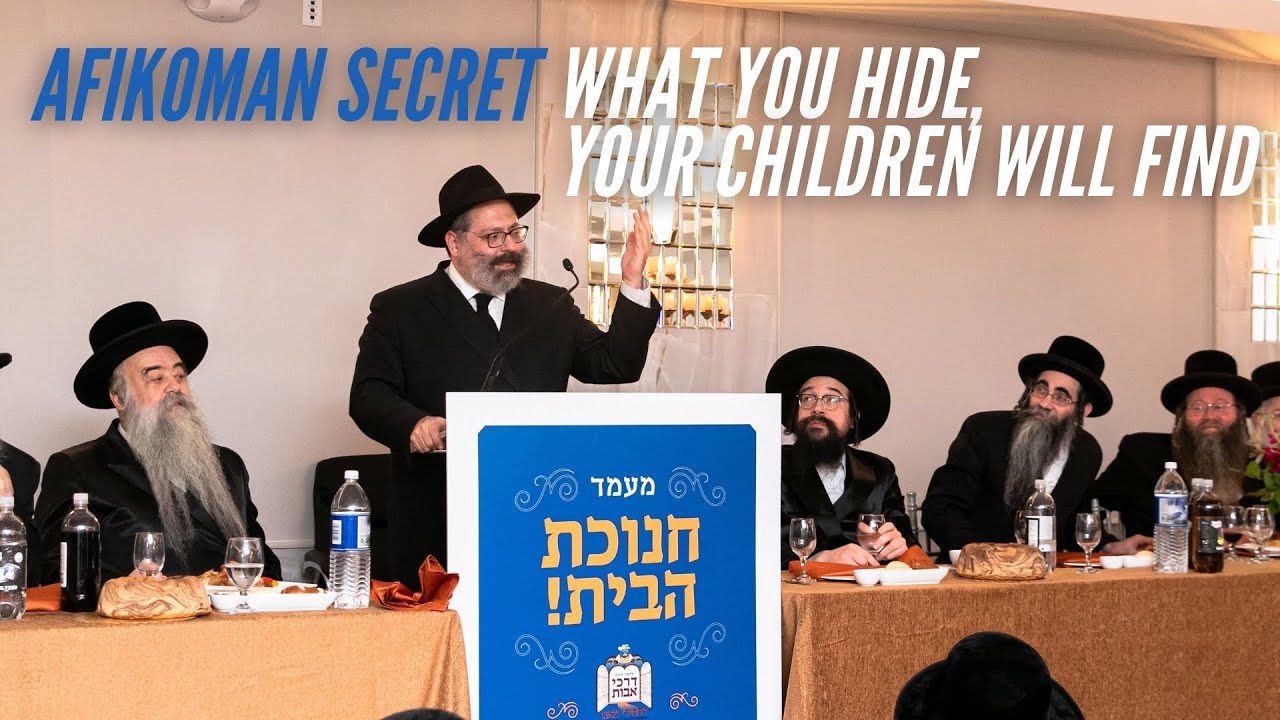 Yiddish | Afikoman Secret -- What You Hide, Your Children Will Find