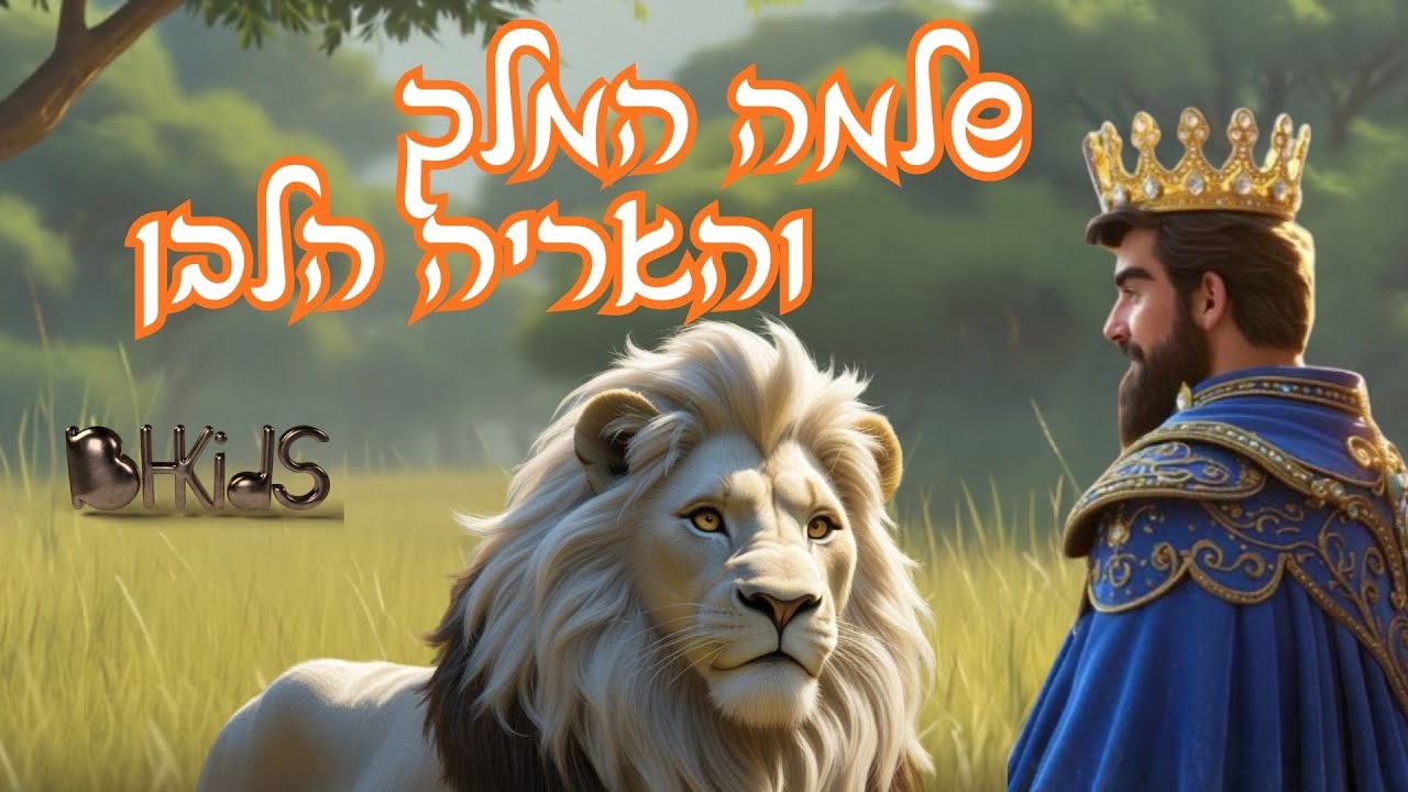 🦁👑שלמה המלך והאריה הלבן  | סיפורי שלמה המלך בהמחשת AI
