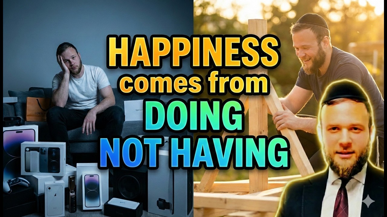 The Secret to Happiness Nobody Tells You - Rabbi Hillel Eisenberg