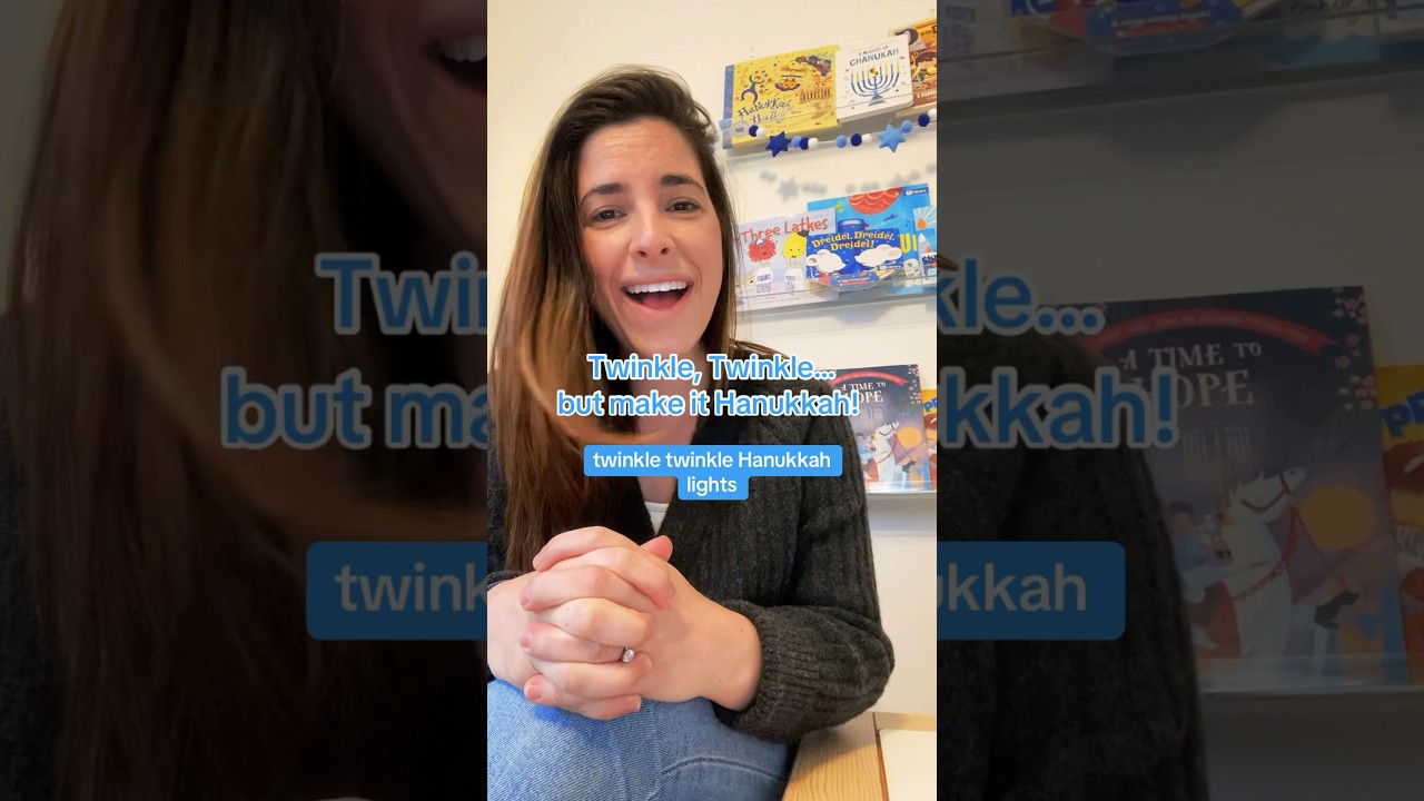 Twinkle twinkle little star ⭐️ but make it HANUKKAH! #hanukkah #chanukah #jewishsingalong