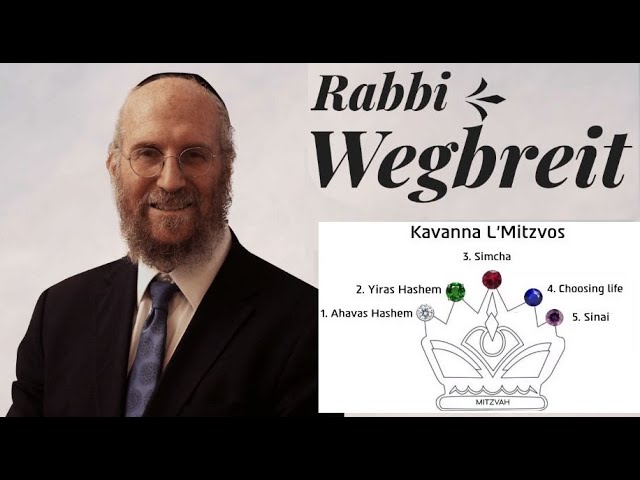 KLM Rabbi Asher Baruch Wegbreit: KAVANAH FOR THE MITZVOS OF SPIRITUALITY