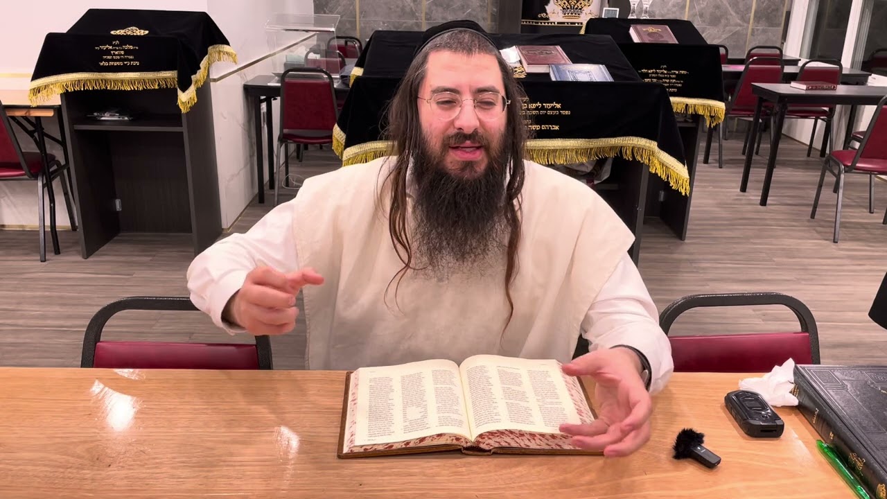 Harav Chaim Ozer Geldzahler, Shuir Navi Shmuel 1.6