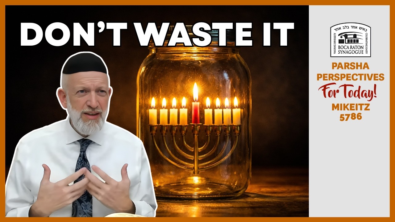 How to Store Light for When Life Gets Dark | Parsha Perspectives | Mikeitz 5786