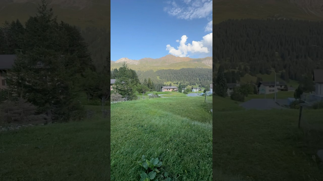 View from my room - Swiss alps #travel #switzerland #shorts #alps #views #scenery