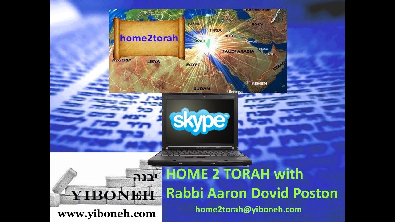 Home2Torah  "Why  should we keep our Jewish Names?" Shmot with Rabbi Aaron Dovid Poston
