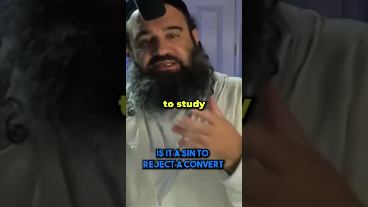 Rejection of Converts to Judaism #rabbiyaronreuven #jewishcommunity #jewishconversion