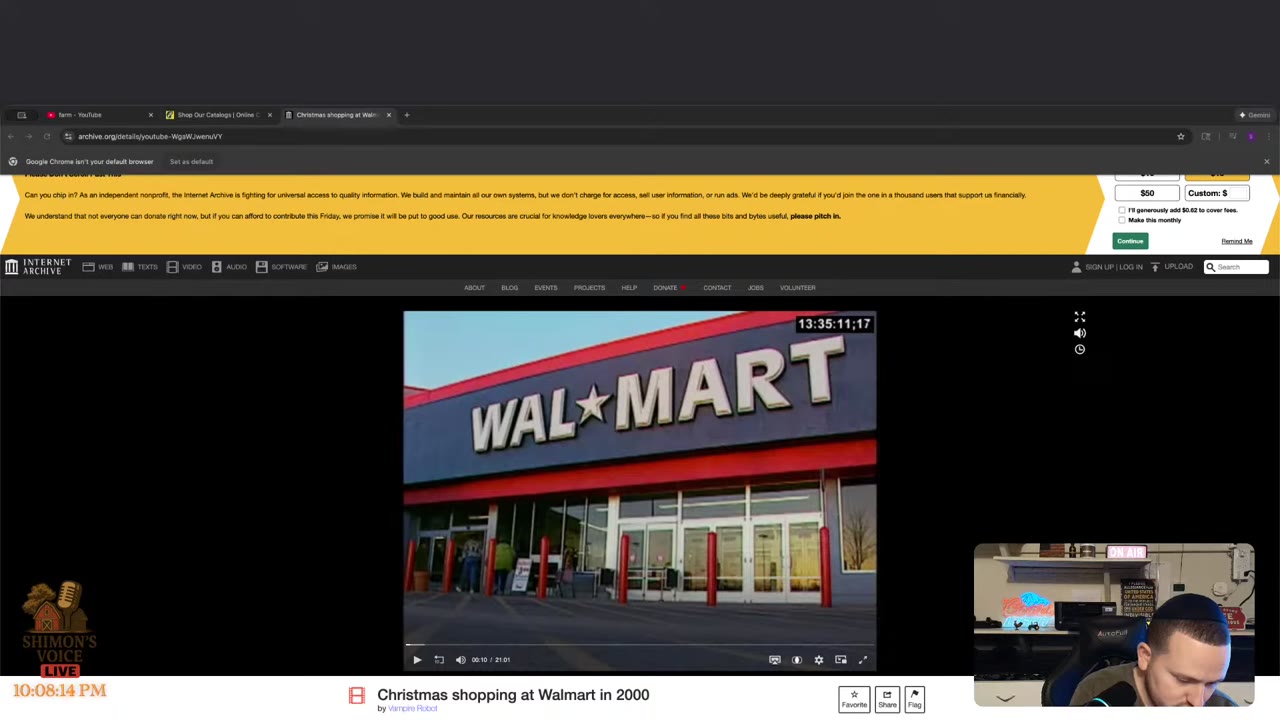Exploring Old Websites and 2000s Store Videos Together