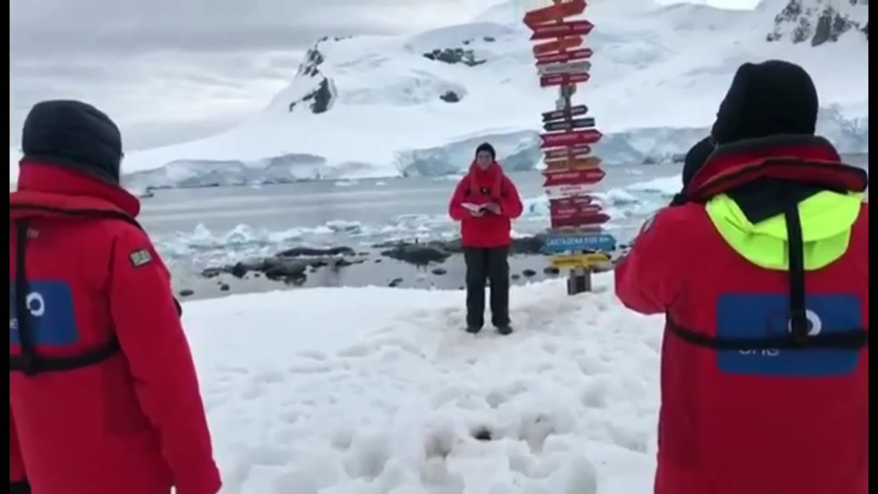 First Ever Siyum In Antarctica