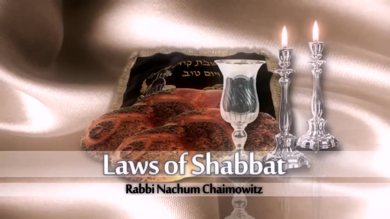Rabbi Nachum Chaimowitz - Laws of Shabbat: Prohibition of Cooking Liquids