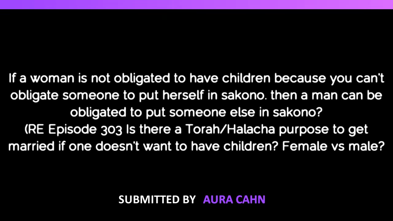 How Can Men Be Commanded to Have Kids If Women Aren’t?