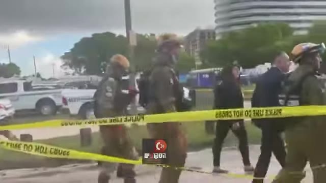IDF Rescue Team Arriving in Surfside, Miami after building collapse incident