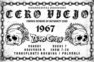 FREE SHOW: CERO VIEJO / 1967 / ZERO GIVEN